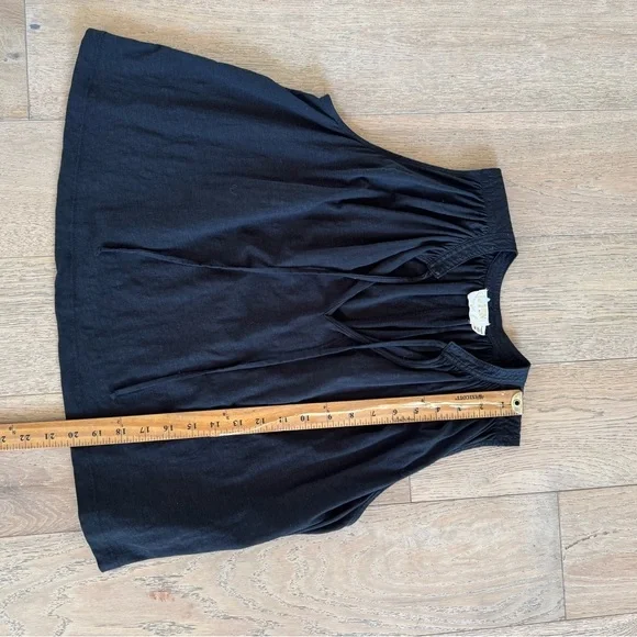 Nation Ltd Women's Via Tie Neck Tank Black XS - Picture 2 of 4